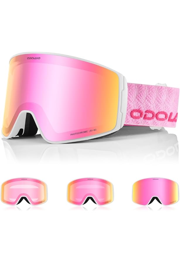 Amazon | [NAOTACK] スキー ゴーグル ミラー ダブルレンズ マグネット